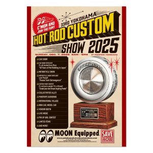 Photo1: 33rd YOKOHAMA HOT ROD CUSTOM SHOW 2025 Poster