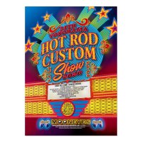 34th YOKOHAMA HOT ROD CUSTOM SHOW 2026 Poster (Neon)