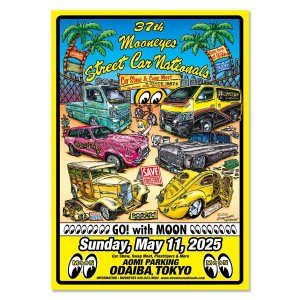 Photo1: 37th MOONEYES Street Car Nationals (R) 2025 Poster