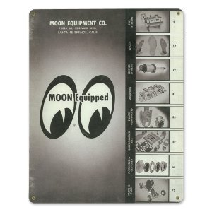 Photo1: MOON Vintage Sign 1960 Front Cover