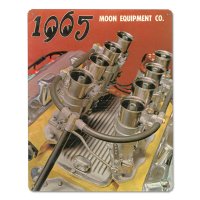 Moon Vintage Sign Plate 1965 Front Cover