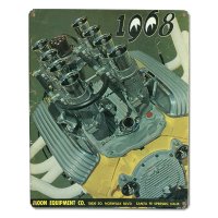 Moon Vintage Sign Plate 1968 Front Cover