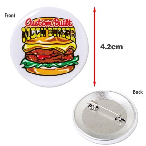 Photo2: MOON Burger Can Badge