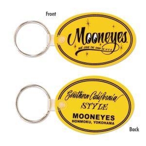 Photo2: MOONEYES Oval Rubber Key Ring