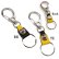 Photo1: MOON Heart Clip Key Holder (1)