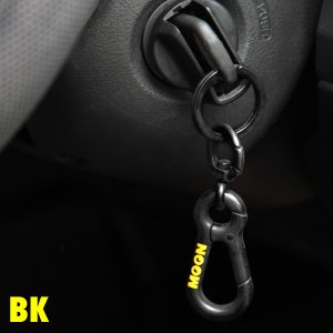 Photo2: MOON Double Carabiner key Holder