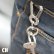 Photo3: MOON Double Carabiner key Holder (3)