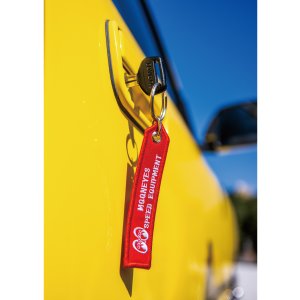 Photo1: MOON Strap Key Chain