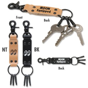 Photo2: MOON Equipped Leather Key Hook