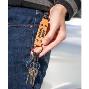Photo1: MOON Equipped Leather Key Hook