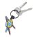 Photo2: MOON Cafe Neon Rubber Key Ring (2)