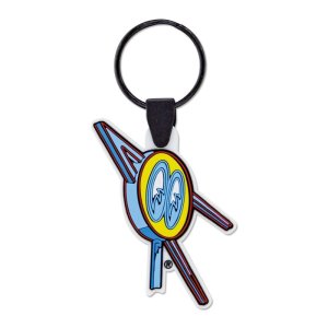 Photo3: MOON Cafe Neon Rubber Key Ring
