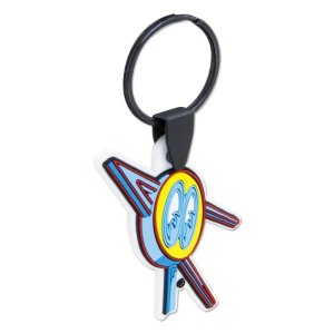 Photo4: MOON Cafe Neon Rubber Key Ring