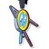Photo5: MOON Cafe Neon Rubber Key Ring (5)