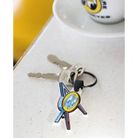 MOON Cafe Neon Rubber Key Ring