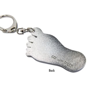 Photo4: MOONEYES Barefoot Gas Pedal Metal Keyring
