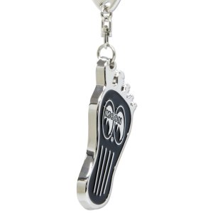 Photo5: MOONEYES Barefoot Gas Pedal Metal Keyring