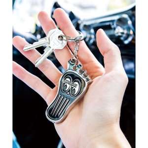 Photo2: MOONEYES Barefoot Gas Pedal Metal Keyring