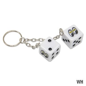 Photo3: MOON Twin Dice Keyring