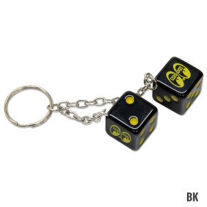 Photo5: MOON Twin Dice Keyring