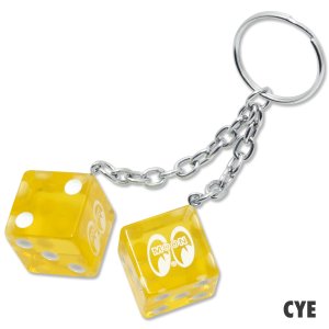 Photo7: MOON Twin Dice Keyring