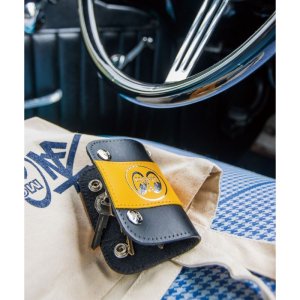 Photo1: MOON Leather Key Case