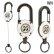 Photo5: MOON Equipped Carabiner Reel Key Ring (5)