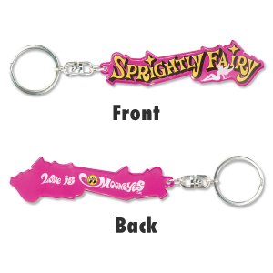 Photo2: Sprightly Fairy Acrylic Key Ring