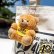 Photo1: MOONEYES 40th Anniv. Special Edition Bear Key Ring (1)