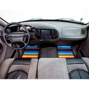Photo2: Serape Floor Mats