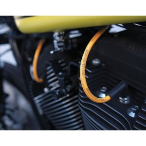 Photo3: MOONEYES YELLOW Silicon Spark Plug Wire set for H-D