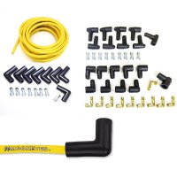 MOON SPARK PLUG WIRE SET YELLOW V8-90 Degree
