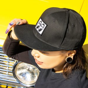 Photo2: MOON Equipped Twill Flat Visor Cap