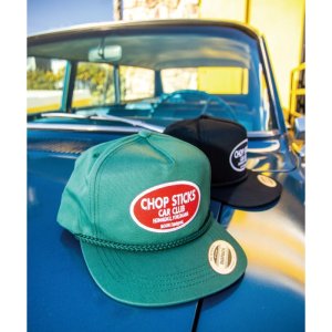 Photo2: Chop Sticks 5 Panel Flat Visor Cap