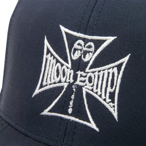 Photo5: MOON Equipped Iron Cross Flat Visor Hat