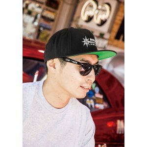 Photo1: MOON Equipped Star Flat Visor Hat