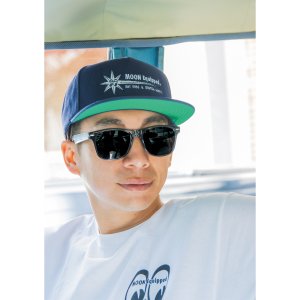 Photo2: MOON Equipped Star Flat Visor Hat