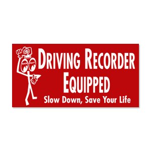 Photo2: Driving Recorder Equipped Sticker