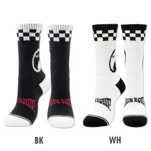 Photo2: MOON Equipped Checker Socks