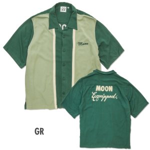 Photo7: MOON Equipped Two-tone Bowling Shirt