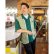 Photo1: MOON Equipped Two-tone Bowling Shirt (1)