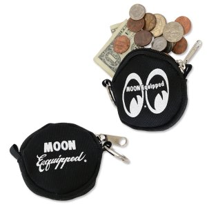 Photo1: MOON Equipped Round Coin Case
