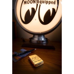 Photo1: MOON Equipped Zippo Lighter (Brass)