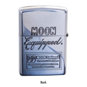 Photo3: MOON Equipped Zippo Lighter