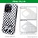 Photo1: MOON Equipped Eyeshape Checker iPhone 16e/17e Hard Case (1)