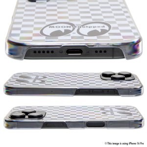 Photo2: MOON Equipped Eyeshape Checker iPhone 16 Pro Hard Case