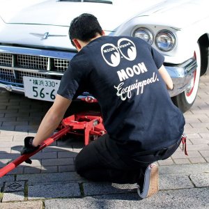 Photo1: MOON Equipped Logo T-Shirt