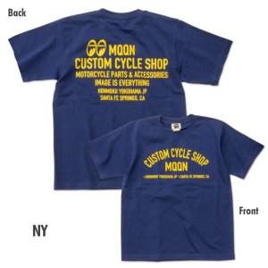 Photo4: MOON Custom Cycle Shop T-shirt