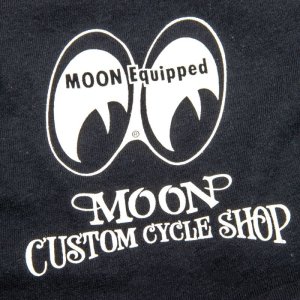 Photo7: MOON Custom Cycle Shop Panhead T-shirt