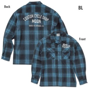 Photo6: 【30%OFF】MOON Custom Cycle Shop Wool Check Shirt